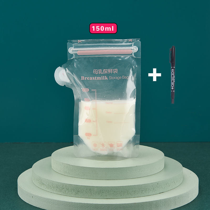 Tendra Breast Milk Storage Bags — Pre-Sealed, Write-On, Stand-Up