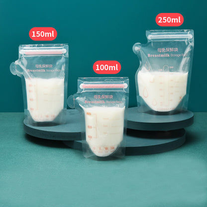 Tendra Breast Milk Storage Bags — Pre-Sealed, Write-On, Stand-Up