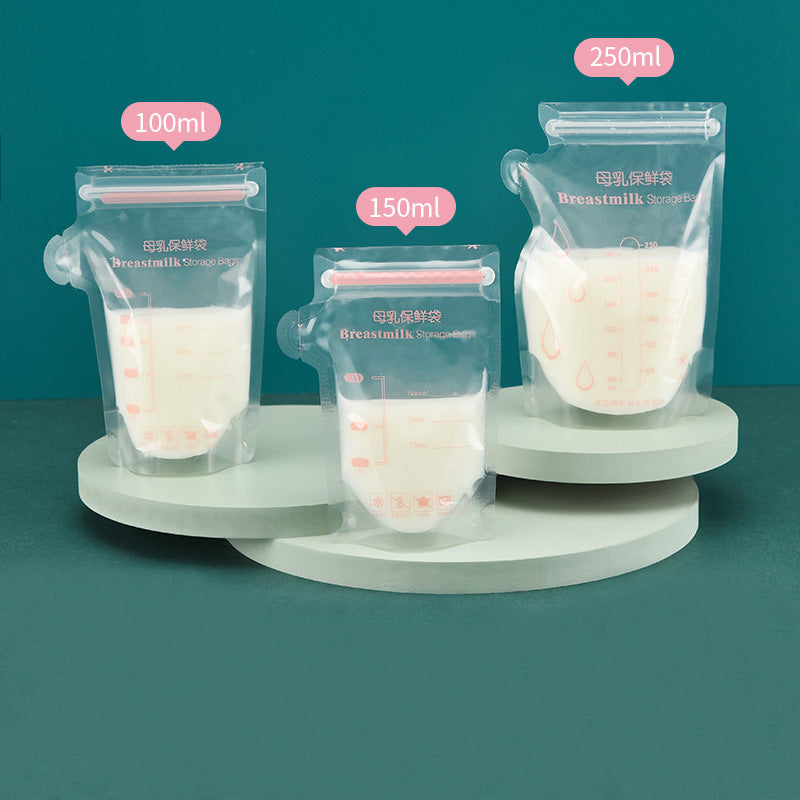 Tendra Breast Milk Storage Bags — Pre-Sealed, Write-On, Stand-Up