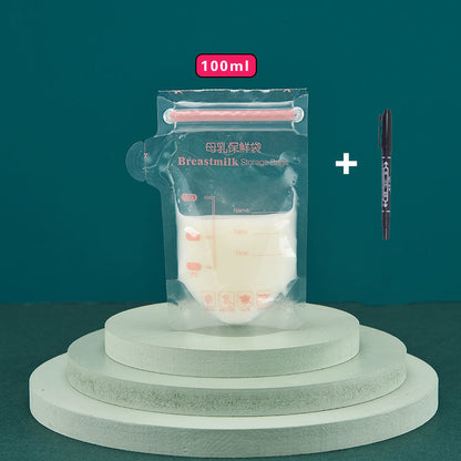 Tendra Breast Milk Storage Bags — Pre-Sealed, Write-On, Stand-Up
