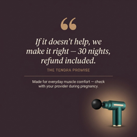 The Tendra promise — 30 nights, refund included